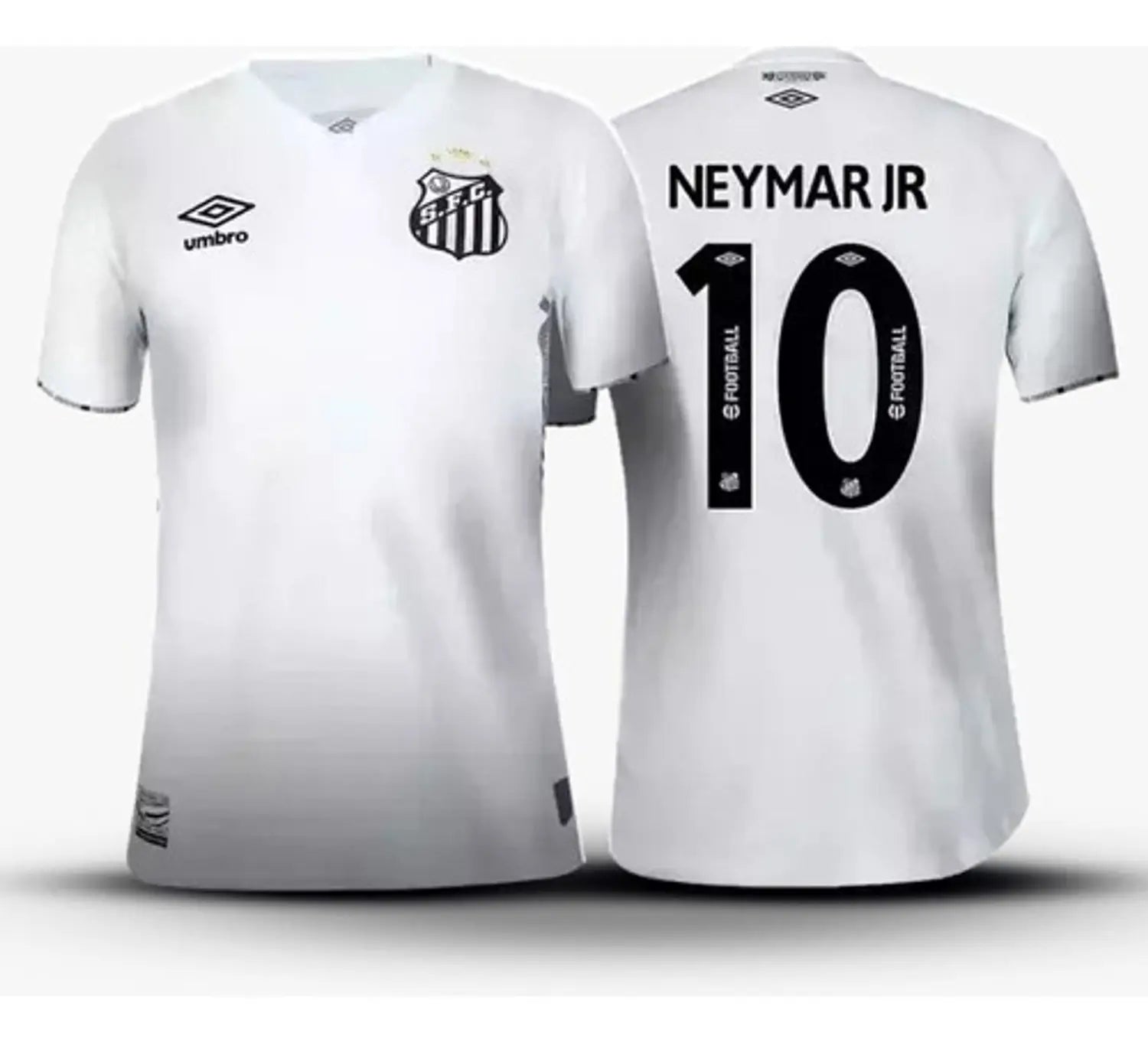 Camisa Santos Home (NEYMAR JR - 10) 24/25 - Torcedor Masculina - Branco