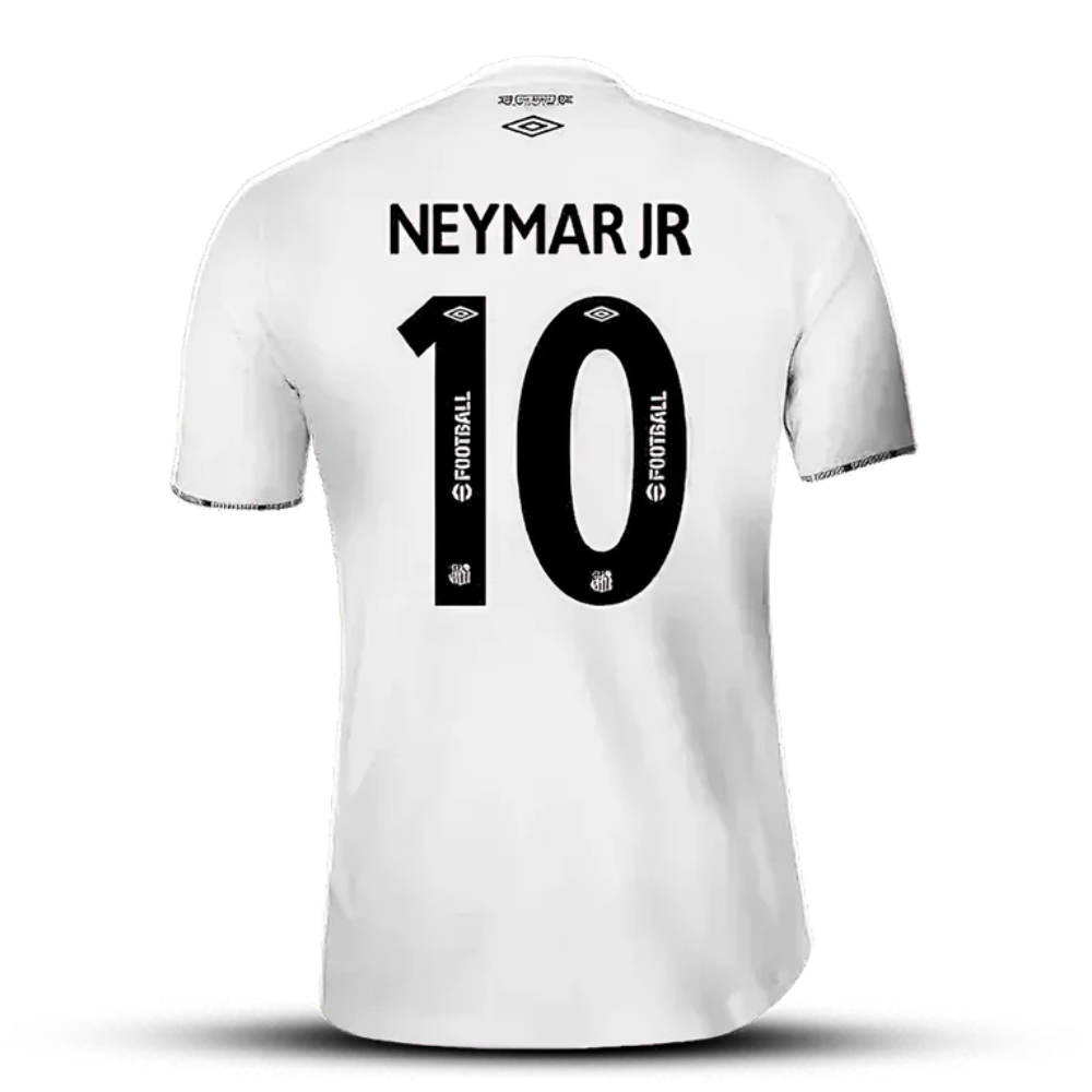 Camisa Santos Home (NEYMAR JR - 10) 24/25 - Torcedor Masculina - Branco