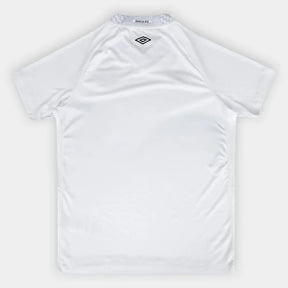 Camisa Infantil Santos I 25/26 s/n Torcedor Umbro - Branco+Cinza