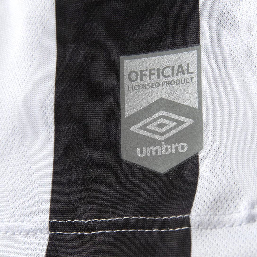 Camisa Infantil Santos II 25/26 s/n Umbro - Preto+Branco