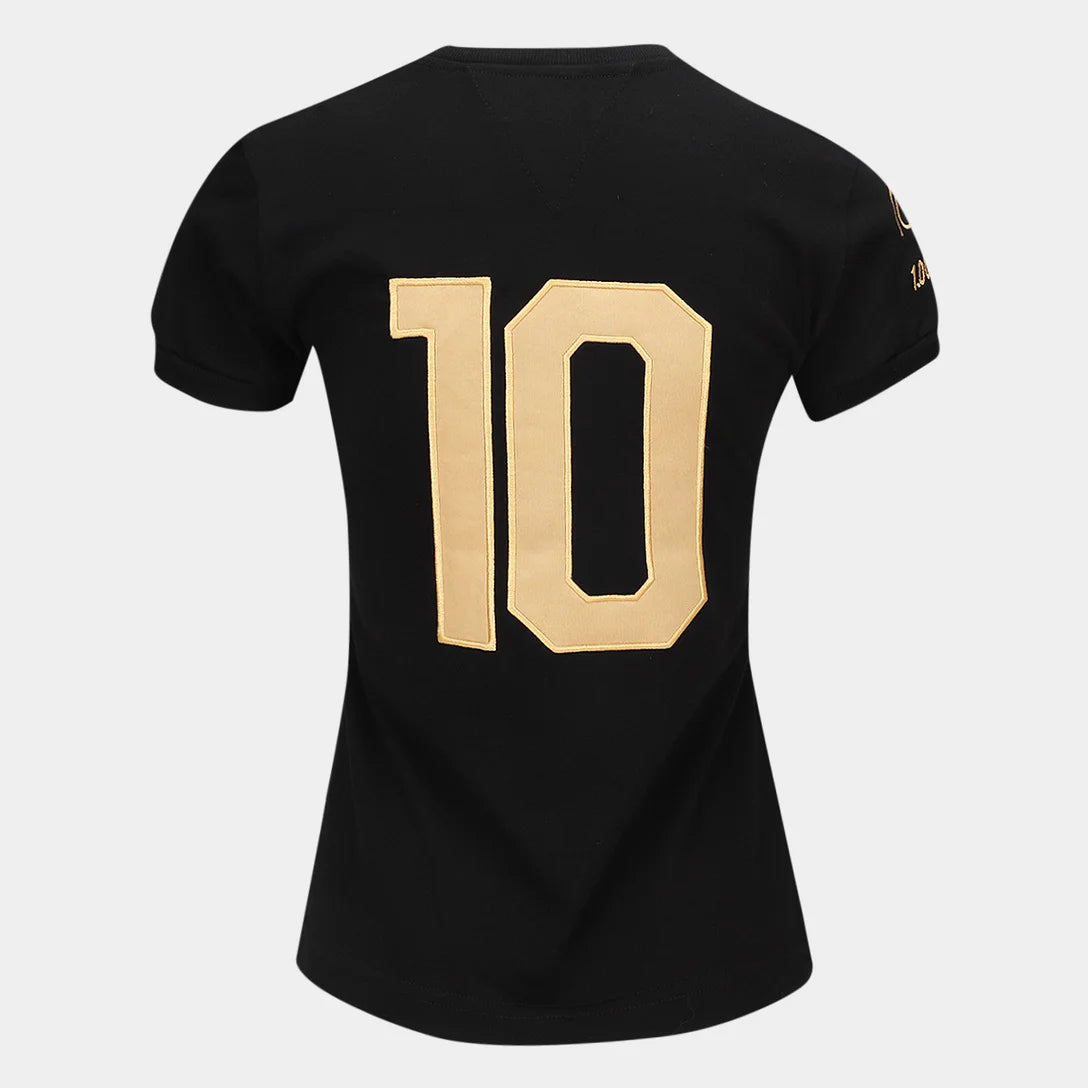 Camisa Santos Pelé Athleta Comemorativa 1000 Gols Feminina - Preto