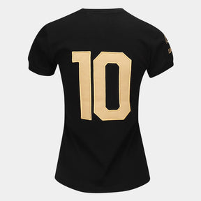 Camisa Santos Pelé Athleta Comemorativa 1000 Gols Feminina - Preto