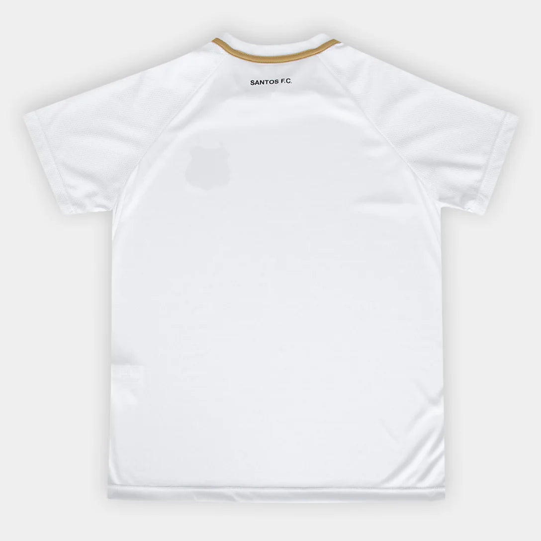 Camisa Santos Braziline Manto Feminina - Branco