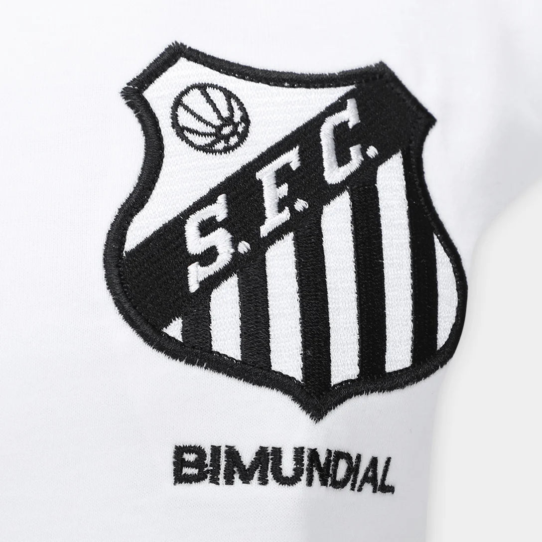 Camisa Santos 1963 Retrômania Feminina - Branco
