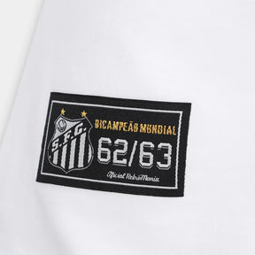 Camisa Santos 1963 Retrômania Feminina - Branco